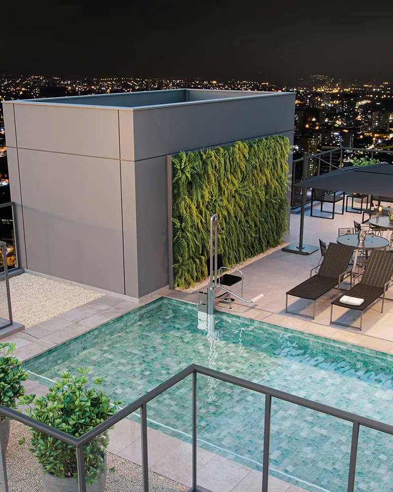 Exclusive Sky Pool — Dream View Sky Resort