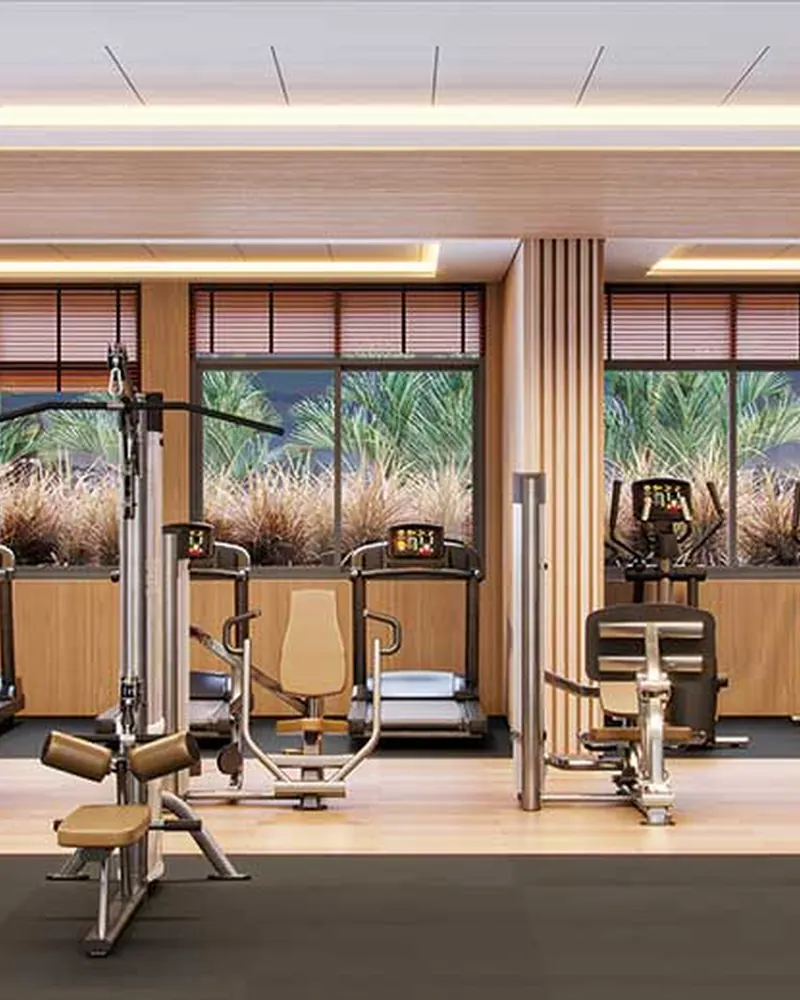 Fitness com design by Cia Athletica — Dream View Sky Resort
